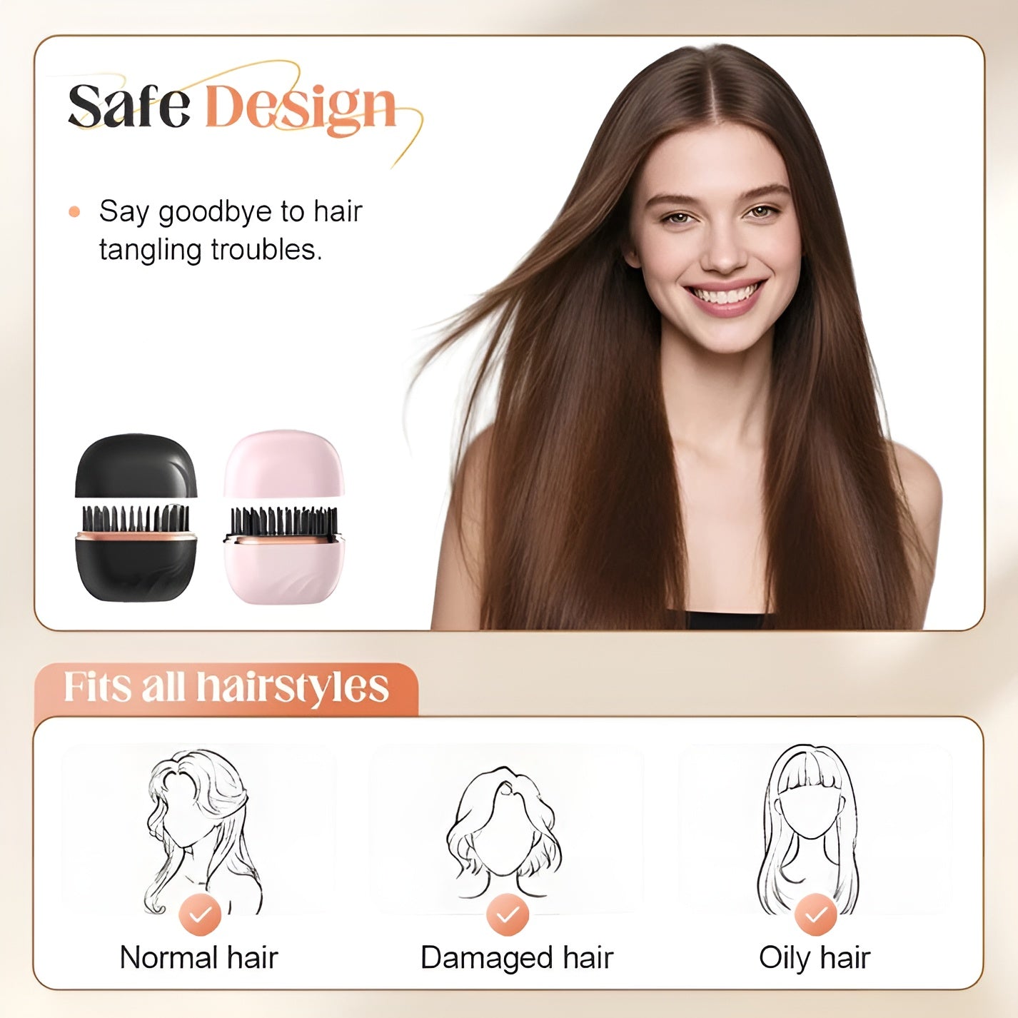 Lavenza Portable Mini Hair Straightener